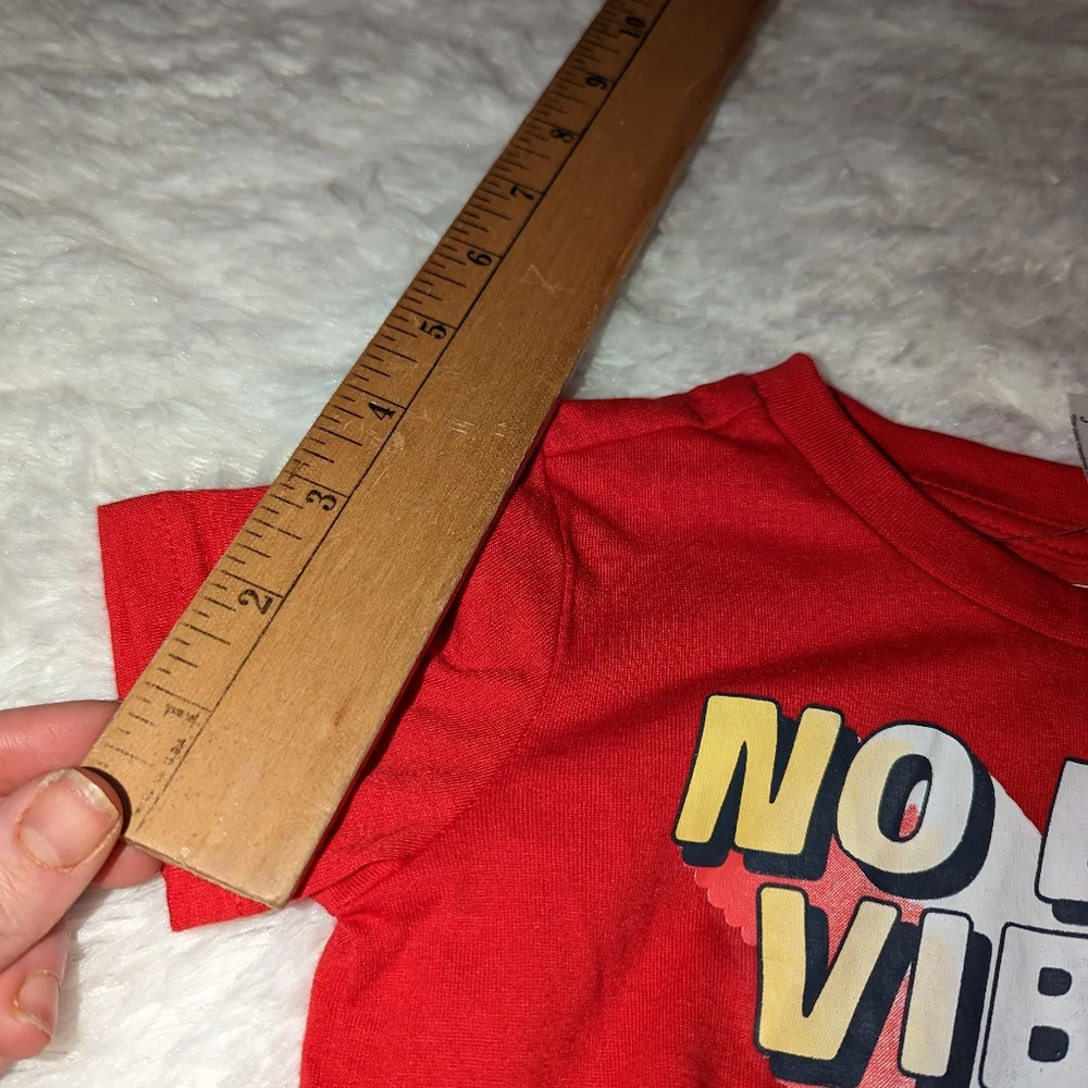 Nwt Bold blue boys no bad vibes t-shirts - Picture 9 of 12